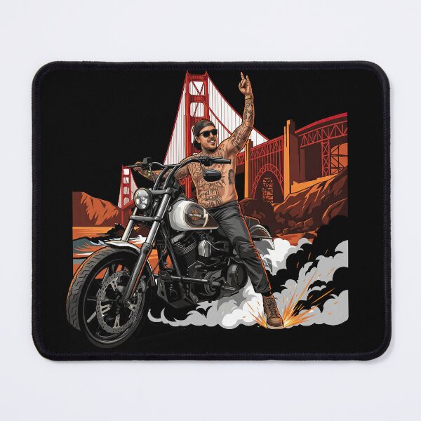 Item preview, Harley Davidson American Rebel Motorbike Illustration designed and sold by enzoade.