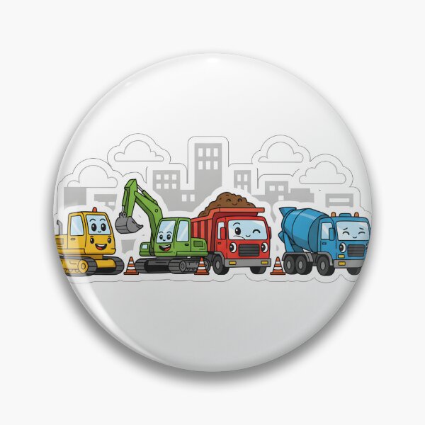 Item preview, Cute Construction Team Cartoon designed and sold by 4AGift.