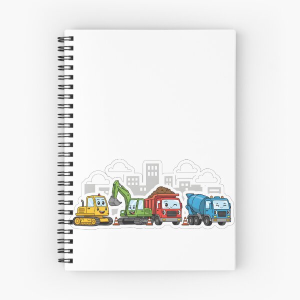 Item preview, Cute Construction Team Cartoon designed and sold by 4AGift.