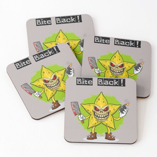Item preview, Pscho Starfruit- Edgy Evil Food Streetwear designed and sold by MBBialyPiksel.