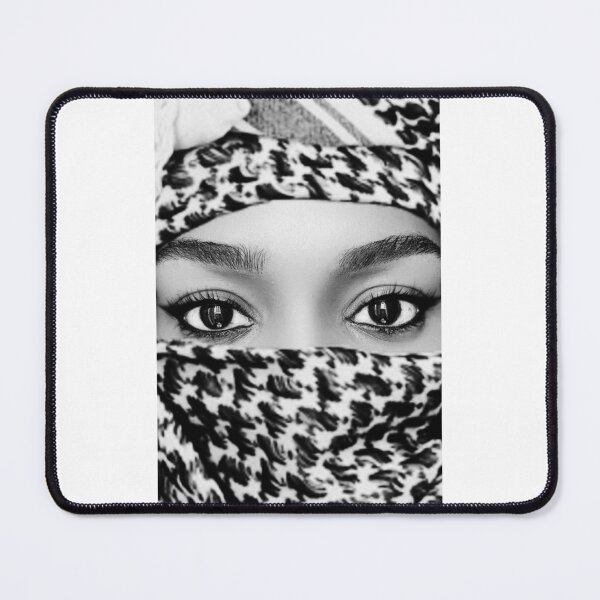 Item preview, Mysterious Woman Eyes – Dramatic Black and White Portrait Art designed and sold by DeepLookDesigns.
