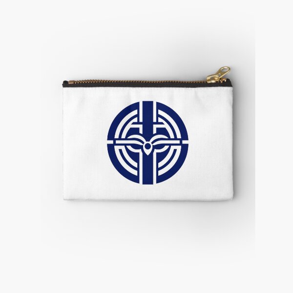 Item preview, Letter I Monogram - Iris Samurai Crest (Navy Blue) designed and sold by ZenCircle.