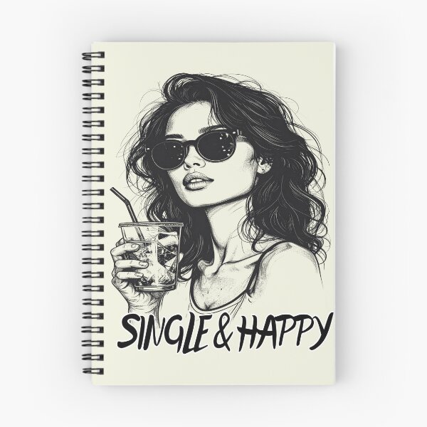 Item preview, Happily single, single and happy designed and sold by LiskoDesign.