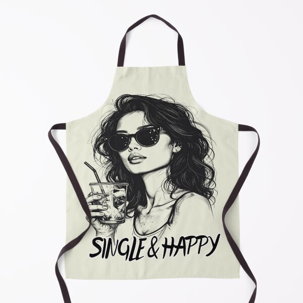 Item preview, Happily single, single and happy designed and sold by LiskoDesign.