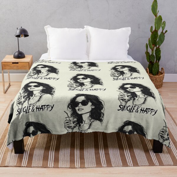 Item preview, Happily single, single and happy designed and sold by LiskoDesign.