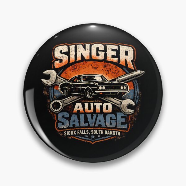 Item preview, Singer Auto Salvage Sioux Falls Mechanic designed and sold by agearb.