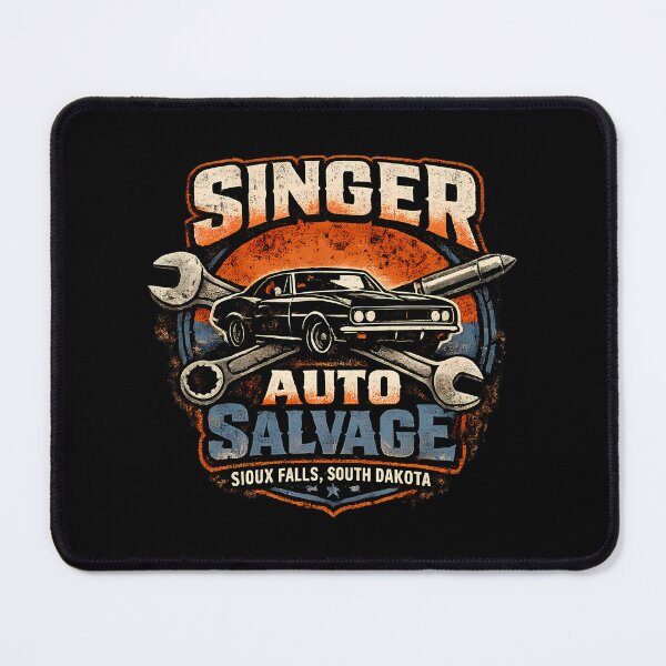 Item preview, Singer Auto Salvage Sioux Falls Mechanic designed and sold by agearb.
