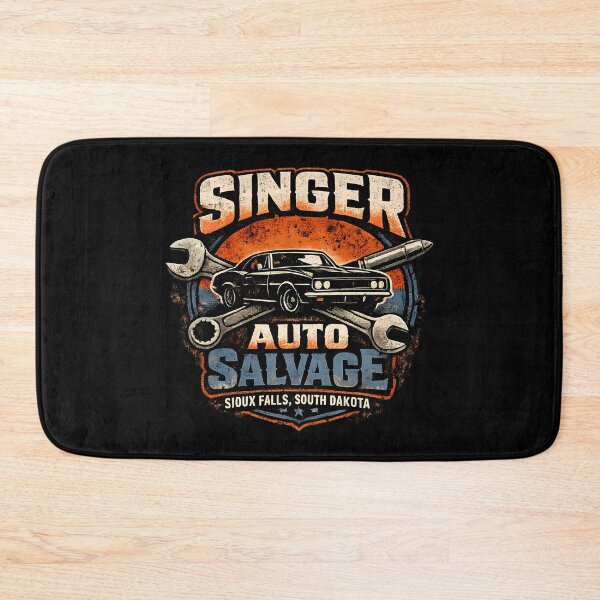 Item preview, Singer Auto Salvage Sioux Falls Mechanic designed and sold by agearb.