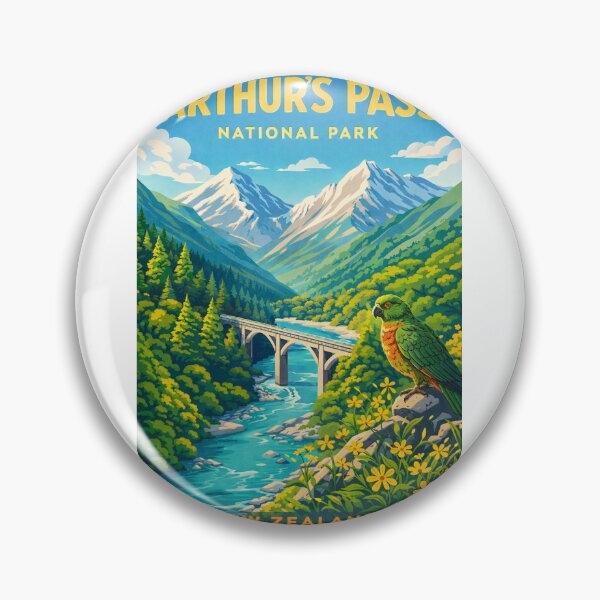 Item preview, Arthur’s Pass National Park New Zealand in Canterbury designed and sold by Aryabek.