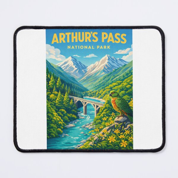 Item preview, Arthur’s Pass National Park New Zealand in Canterbury designed and sold by Aryabek.
