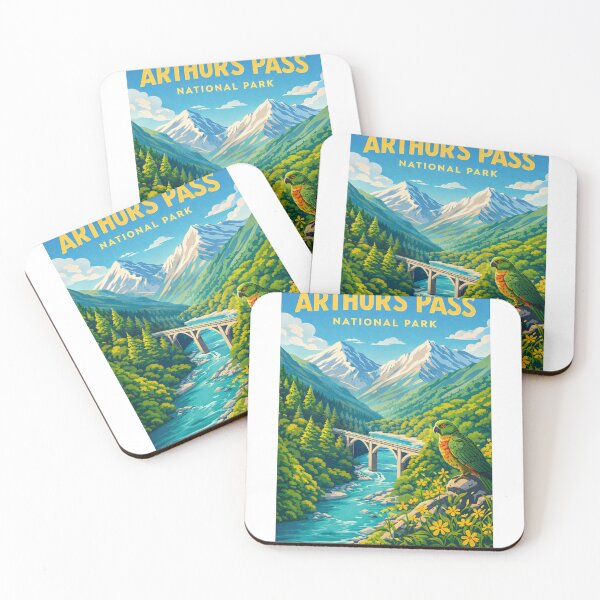 Item preview, Arthur’s Pass National Park New Zealand in Canterbury designed and sold by Aryabek.