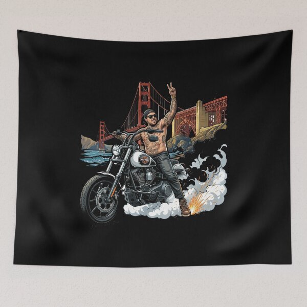 Item preview, Harley Davidson Iron V-Twin Motorbike Graphic Design designed and sold by enzoade.