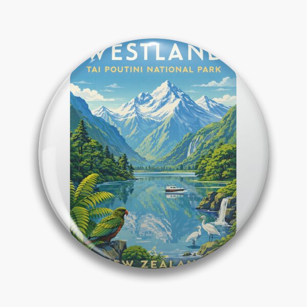 Item preview, Westland Tai Poutini National Park New Zealand – Southern Alps and West Coast designed and sold by Aryabek.