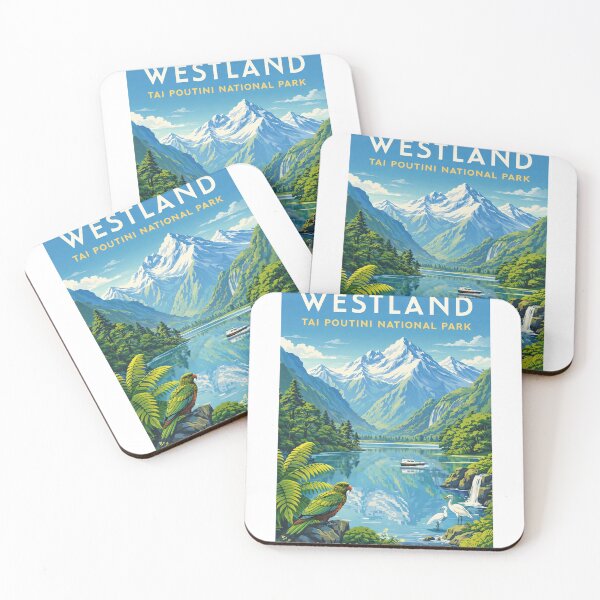 Item preview, Westland Tai Poutini National Park New Zealand – Southern Alps and West Coast designed and sold by Aryabek.