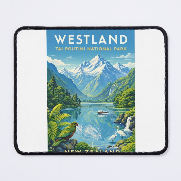 Item preview, Westland Tai Poutini National Park New Zealand – Southern Alps and West Coast designed and sold by Aryabek.