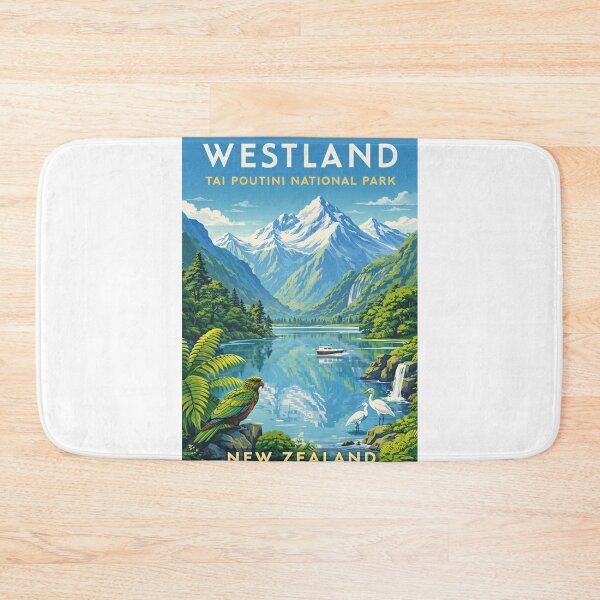 Item preview, Westland Tai Poutini National Park New Zealand – Southern Alps and West Coast designed and sold by Aryabek.