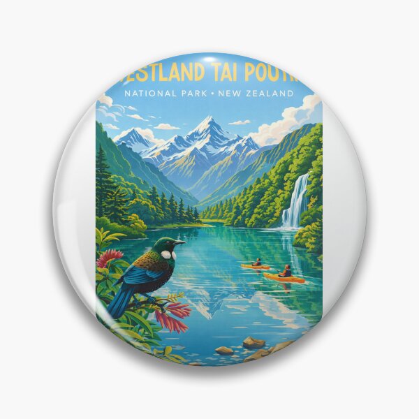 Item preview, Westland Tai Poutini National Park New Zealand – Southern Alps, Franz Josef Glacier and Fox Glacier designed and sold by Aryabek.