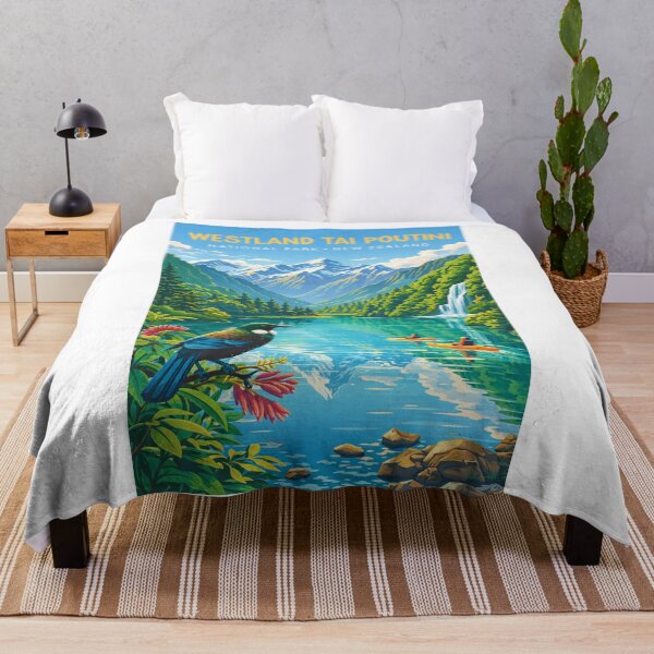 Item preview, Westland Tai Poutini National Park New Zealand – Southern Alps, Franz Josef Glacier and Fox Glacier designed and sold by Aryabek.