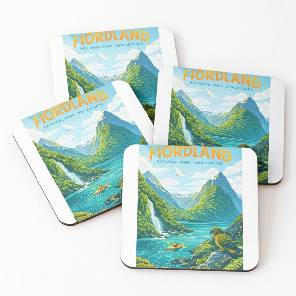 Item preview, Fiordland National Park New Zealand – Milford Sound, Mitre Peak and Te Anau designed and sold by Aryabek.