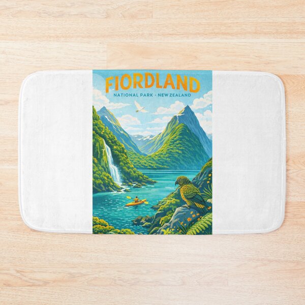 Item preview, Fiordland National Park New Zealand – Milford Sound, Mitre Peak and Te Anau designed and sold by Aryabek.