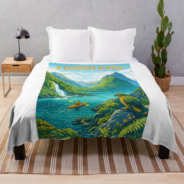 Item preview, Fiordland National Park New Zealand – Milford Sound, Mitre Peak and Te Anau designed and sold by Aryabek.