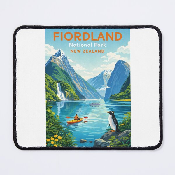 Item preview, Fiordland National Park Showing Milford Sound in Te Anau NZ designed and sold by Aryabek.