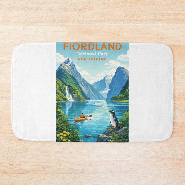Item preview, Fiordland National Park Showing Milford Sound in Te Anau NZ designed and sold by Aryabek.