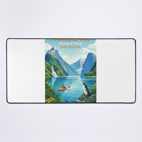 Item preview, Fiordland National Park Showing Milford Sound in Te Anau NZ designed and sold by Aryabek.