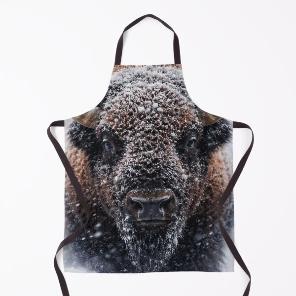 Item preview, Bison in snowstorm designed and sold by LuluLeb.