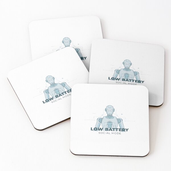 Item preview, Low Battery Social Mode – Introvert Tech Humor Aesthetic designed and sold by Taviofashion.