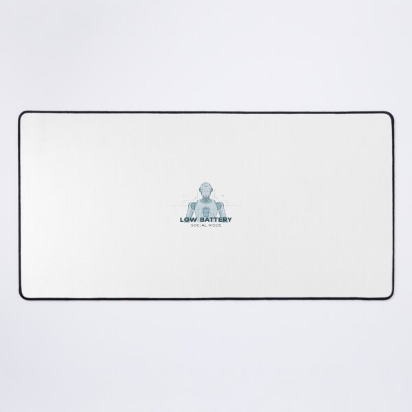 Item preview, Low Battery Social Mode – Introvert Tech Humor Aesthetic designed and sold by Taviofashion.