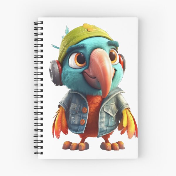 Item preview, Hipster Cartoon Parrot designed and sold by Sillytoe.