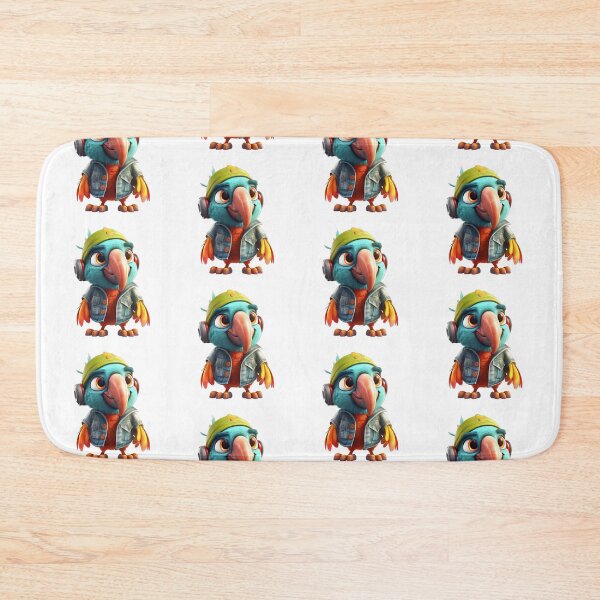 Item preview, Hipster Cartoon Parrot designed and sold by Sillytoe.
