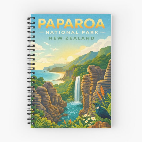 Item preview, Paparoa National Park With Pancake Rocks in the West Coast of New Zealand designed and sold by Aryabek.