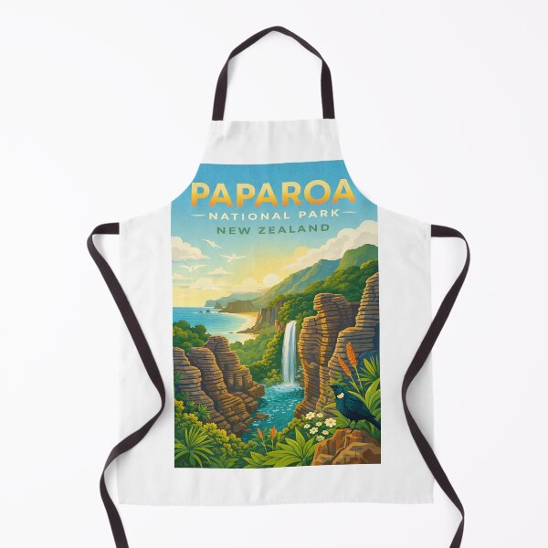 Item preview, Paparoa National Park With Pancake Rocks in the West Coast of New Zealand designed and sold by Aryabek.