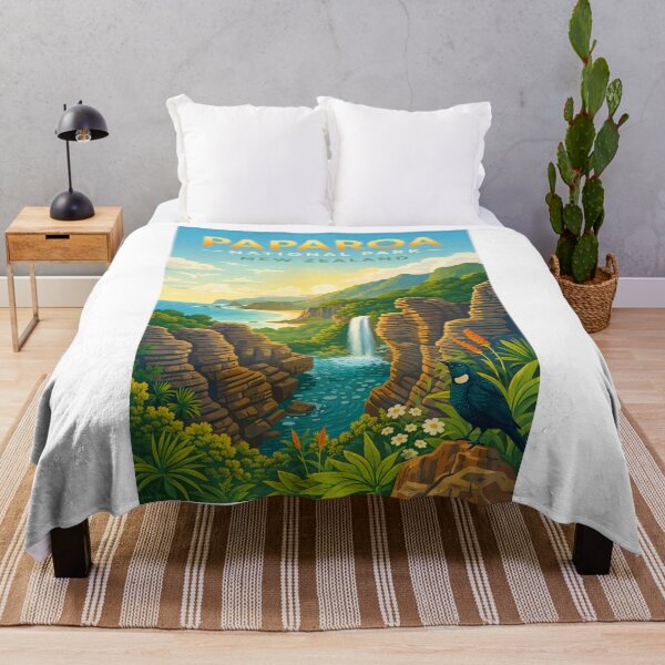 Item preview, Paparoa National Park With Pancake Rocks in the West Coast of New Zealand designed and sold by Aryabek.