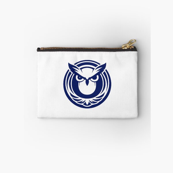 Item preview, Letter O Monogram - Owl Samurai Crest (Navy Blue) designed and sold by ZenCircle.
