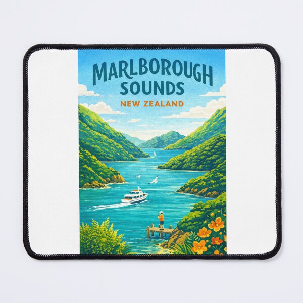 Item preview, Marlborough Sounds New Zealand – Queen Charlotte Sound, Picton and Cook Strait designed and sold by Aryabek.