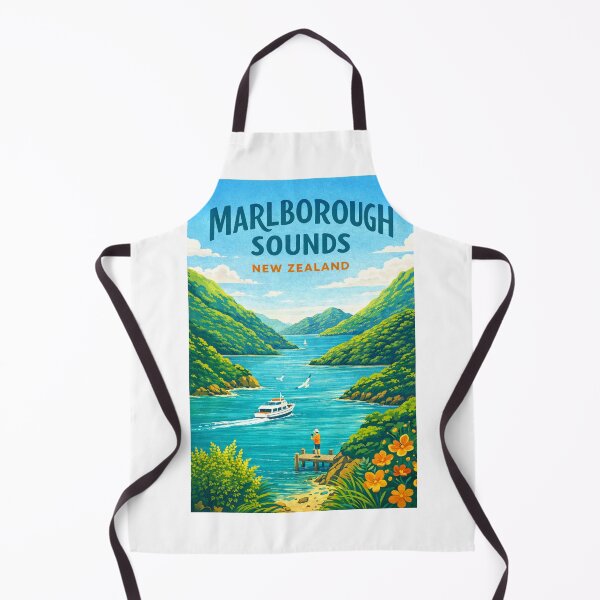 Item preview, Marlborough Sounds New Zealand – Queen Charlotte Sound, Picton and Cook Strait designed and sold by Aryabek.