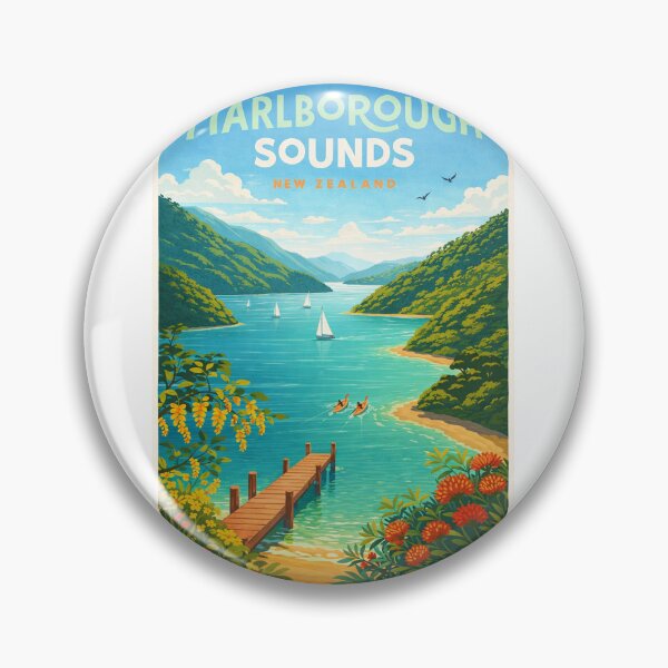 Item preview, Marlborough Sounds in Picton Showing Cook Strait, New Zealand designed and sold by Aryabek.