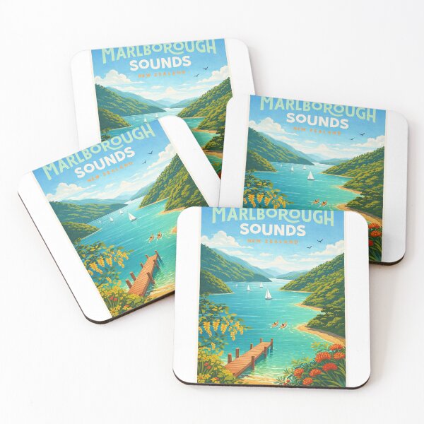 Item preview, Marlborough Sounds in Picton Showing Cook Strait, New Zealand designed and sold by Aryabek.