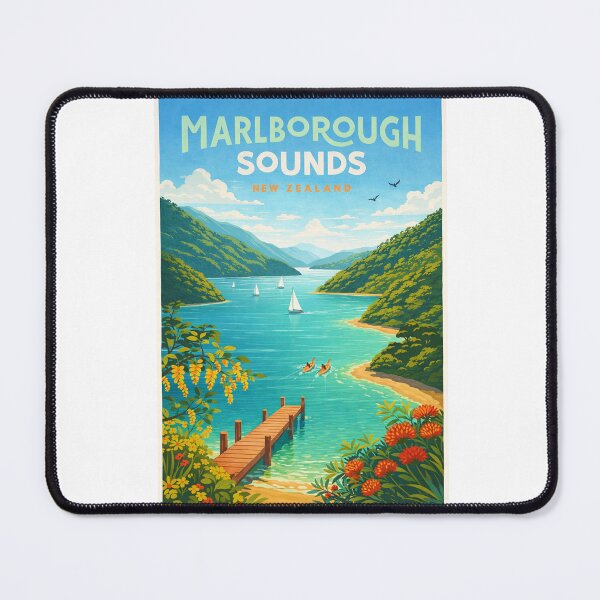 Item preview, Marlborough Sounds in Picton Showing Cook Strait, New Zealand designed and sold by Aryabek.