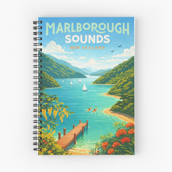 Item preview, Marlborough Sounds in Picton Showing Cook Strait, New Zealand designed and sold by Aryabek.
