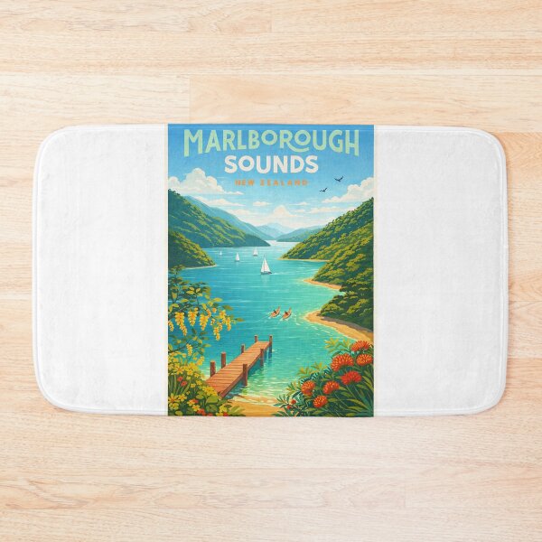 Item preview, Marlborough Sounds in Picton Showing Cook Strait, New Zealand designed and sold by Aryabek.
