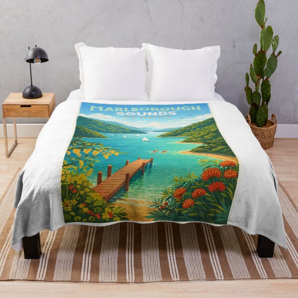 Item preview, Marlborough Sounds in Picton Showing Cook Strait, New Zealand designed and sold by Aryabek.