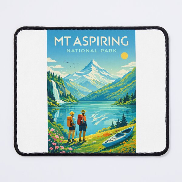 Item preview, Mount Aspiring National Park New Zealand – Southern Alps, Wanaka and West Coast designed and sold by Aryabek.