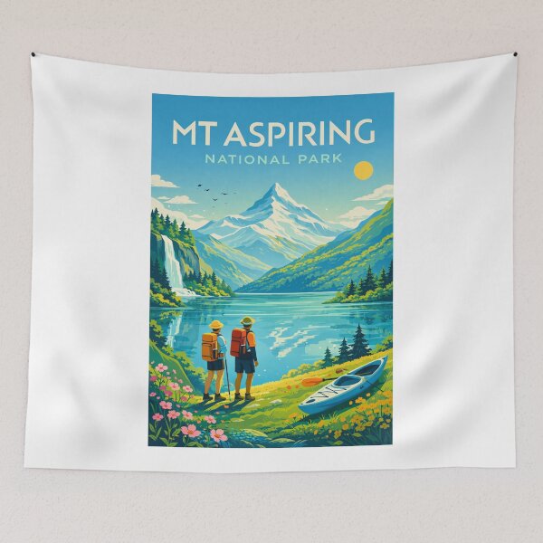 Item preview, Mount Aspiring National Park New Zealand – Southern Alps, Wanaka and West Coast designed and sold by Aryabek.