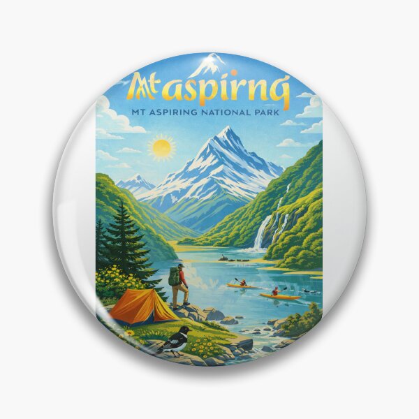 Item preview, Mount Aspiring National Park in Wanaka New Zealand designed and sold by Aryabek.