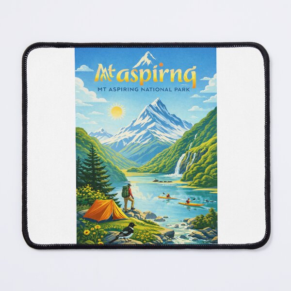 Item preview, Mount Aspiring National Park in Wanaka New Zealand designed and sold by Aryabek.