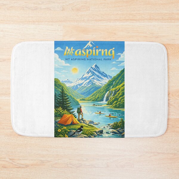 Item preview, Mount Aspiring National Park in Wanaka New Zealand designed and sold by Aryabek.